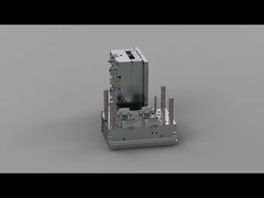 O suporte de carregamento da caixa do fone de ouvido transparente (1*4)/o corredor/placas frios moldam No.24201